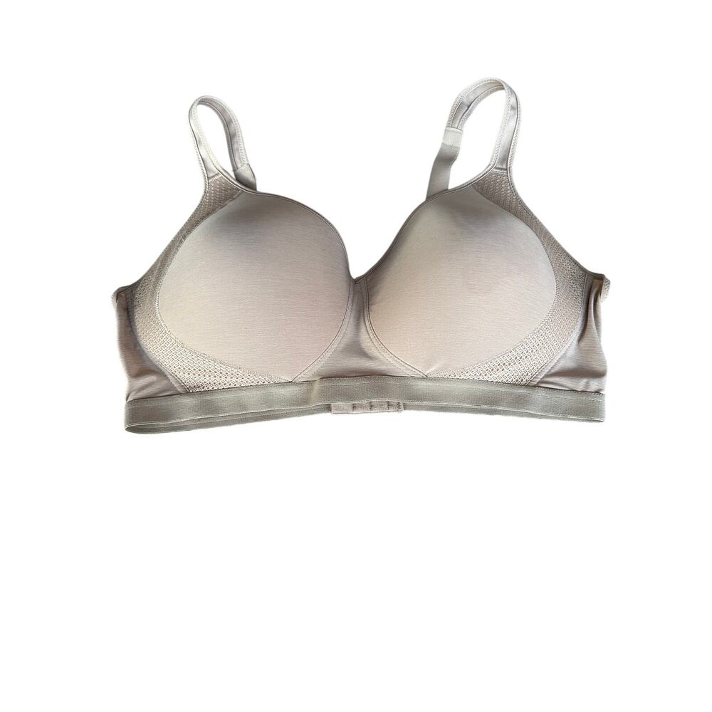 Hanes Size XL+ Womens Cooling Comfort Wireless Bra W507 Light Nude Comfy Daily